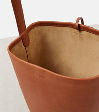 The Row Park N/S Small leather tote bag