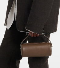 The Row Round '90s leather shoulder bag