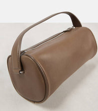 The Row Round '90s leather shoulder bag