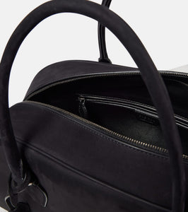 The Row India 15.75 suede tote bag