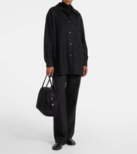The Row India 15.75 suede tote bag