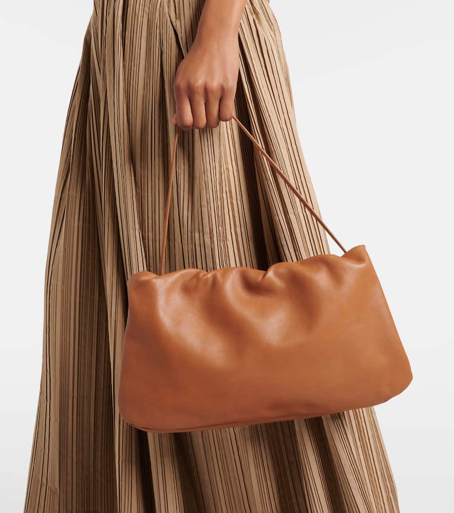 The Row Bourse XL leather shoulder bag
