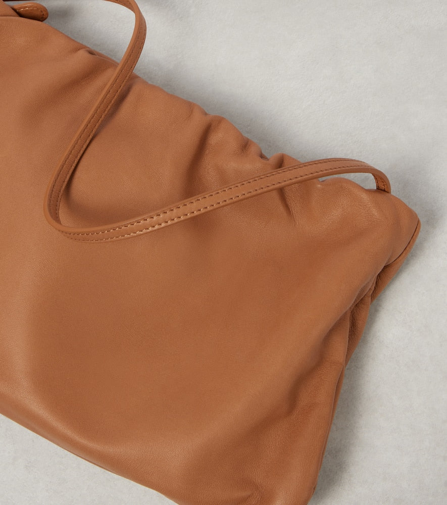 The Row Bourse XL leather shoulder bag