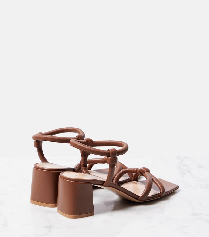 Gianvito Rossi Juno 55 leather sandals