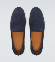 Tod's Suede penny loafers