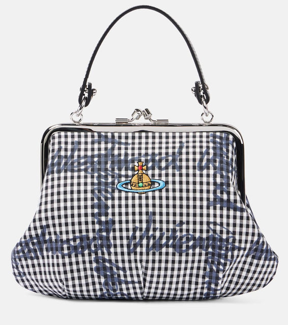 Vivienne Westwood Granny Frame Small tote bag. Shop Vivienne Westwood Top-Handle Bags for women now.
