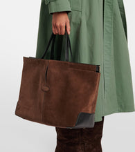 Tod's Di Bag Folio Medium suede tote bag