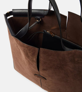 Tod's Di Bag Folio Medium suede tote bag