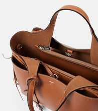 Tod's T Timeless Mini fringed leather tote bag