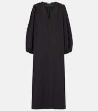 The Row Beauvoir silk and wool maxi dress