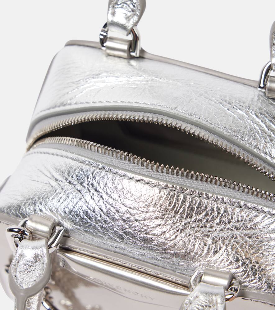 Givenchy Antigona Cube Nano metallic leather tote bag