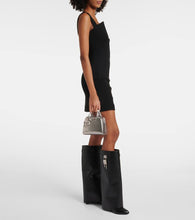 Givenchy Antigona Cube Nano metallic leather tote bag