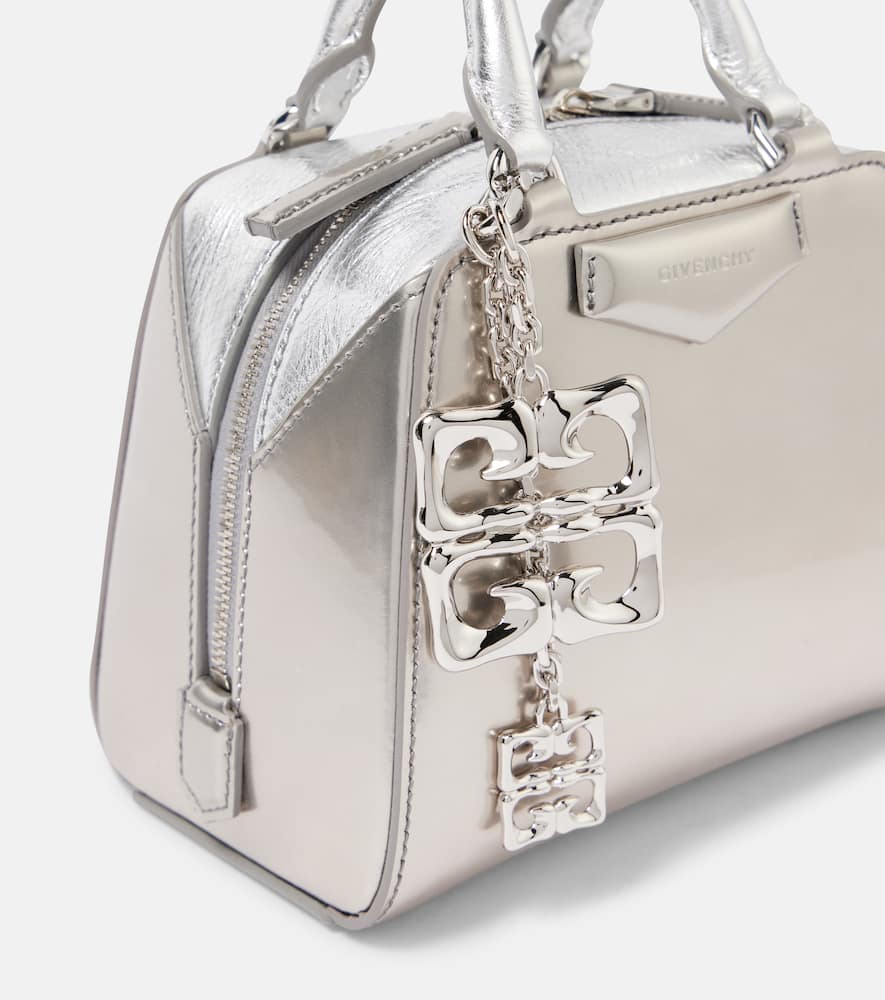 Givenchy Antigona Cube Nano metallic leather tote bag