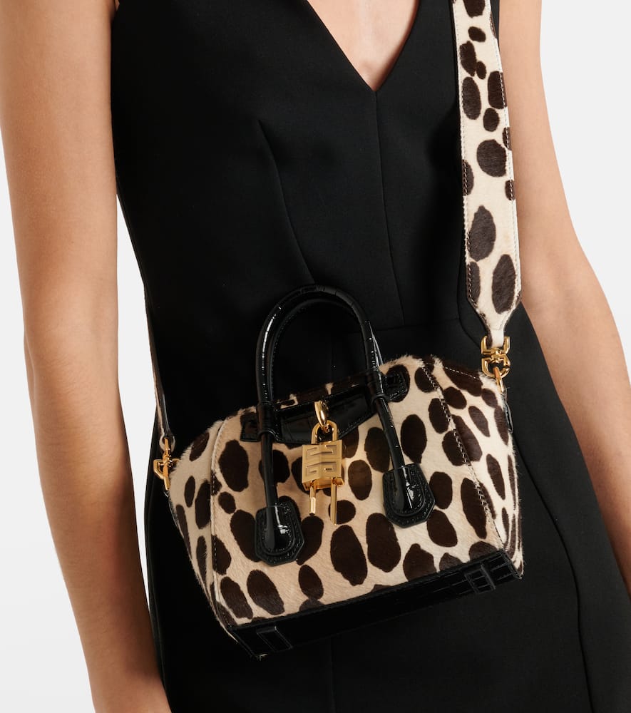 Givenchy Antigona Toy Lock calf hair tote bag