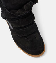 Isabel Marant Bekett 70 shearling-trimmed sneakers
