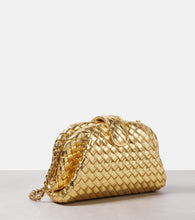 Bottega Veneta Lauren 1980 Small mirrored leather clutch