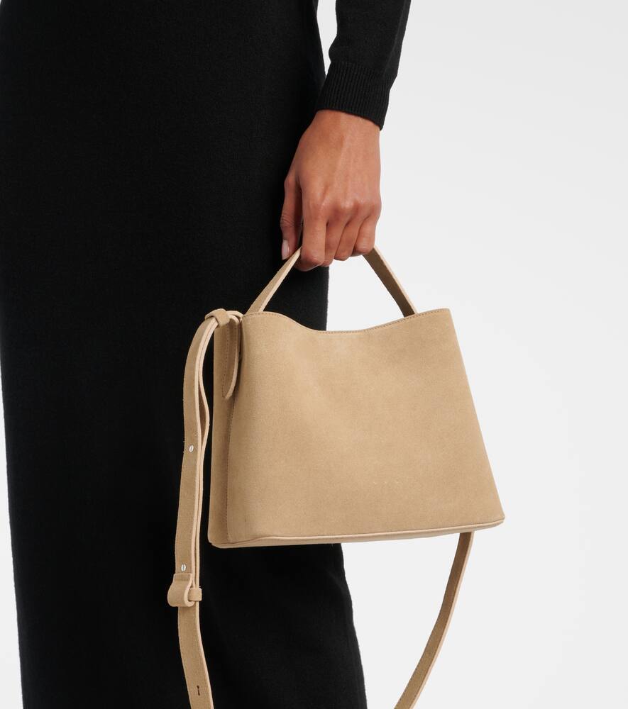 Aesther Ekme Sac Mini suede tote bag