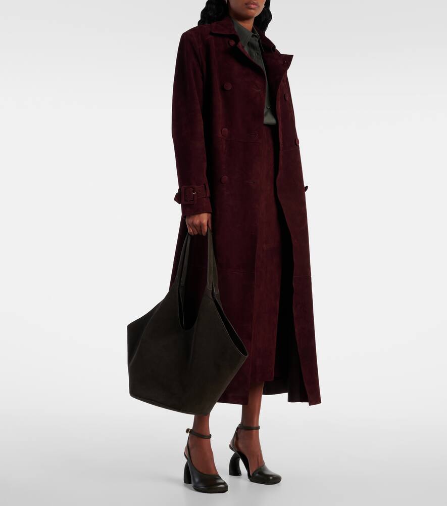 Aesther Ekme Phantom Large suede tote bag