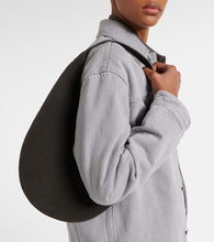 Aesther Ekme Lune Mini suede shoulder bag