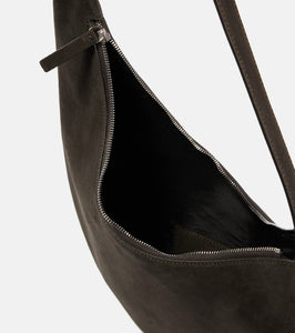 Aesther Ekme Lune Mini suede shoulder bag