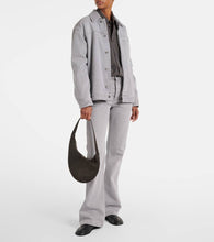 Aesther Ekme Lune Mini suede shoulder bag