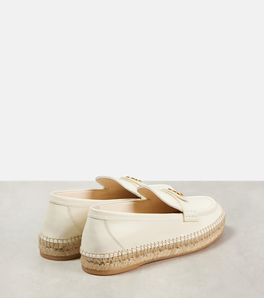 Valentino Garavani VLogo Signature leather espadrilles
