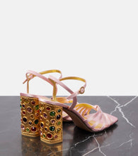 Valentino Garavani Preshoes 90 embellished satin sandals