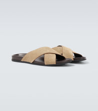 Manolo Blahnik Chiltern suede slides