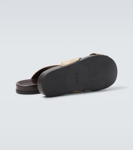 Manolo Blahnik Chiltern suede slides