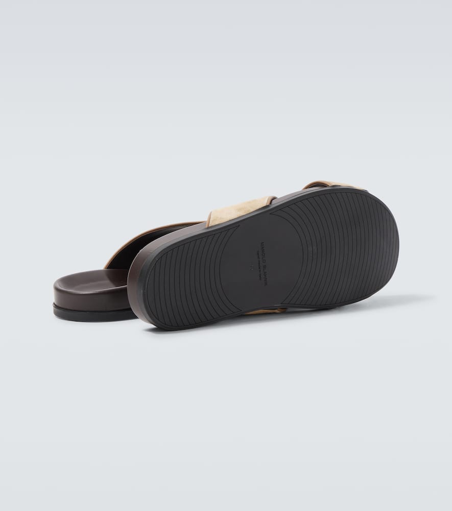 Manolo Blahnik Chiltern suede slides