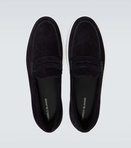 Manolo Blahnik Ellis suede loafers
