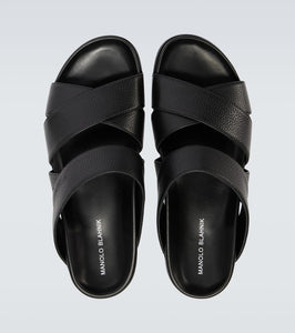 Manolo Blahnik Inezmu leather sandals