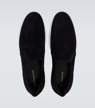 Manolo Blahnik Nadores suede slip-on sneakers