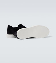 Manolo Blahnik Nadores suede slip-on sneakers