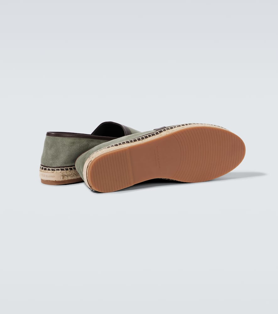 Manolo Blahnik Nerano suede espadrilles