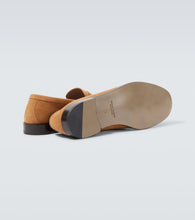 Manolo Blahnik Perry suede penny loafers