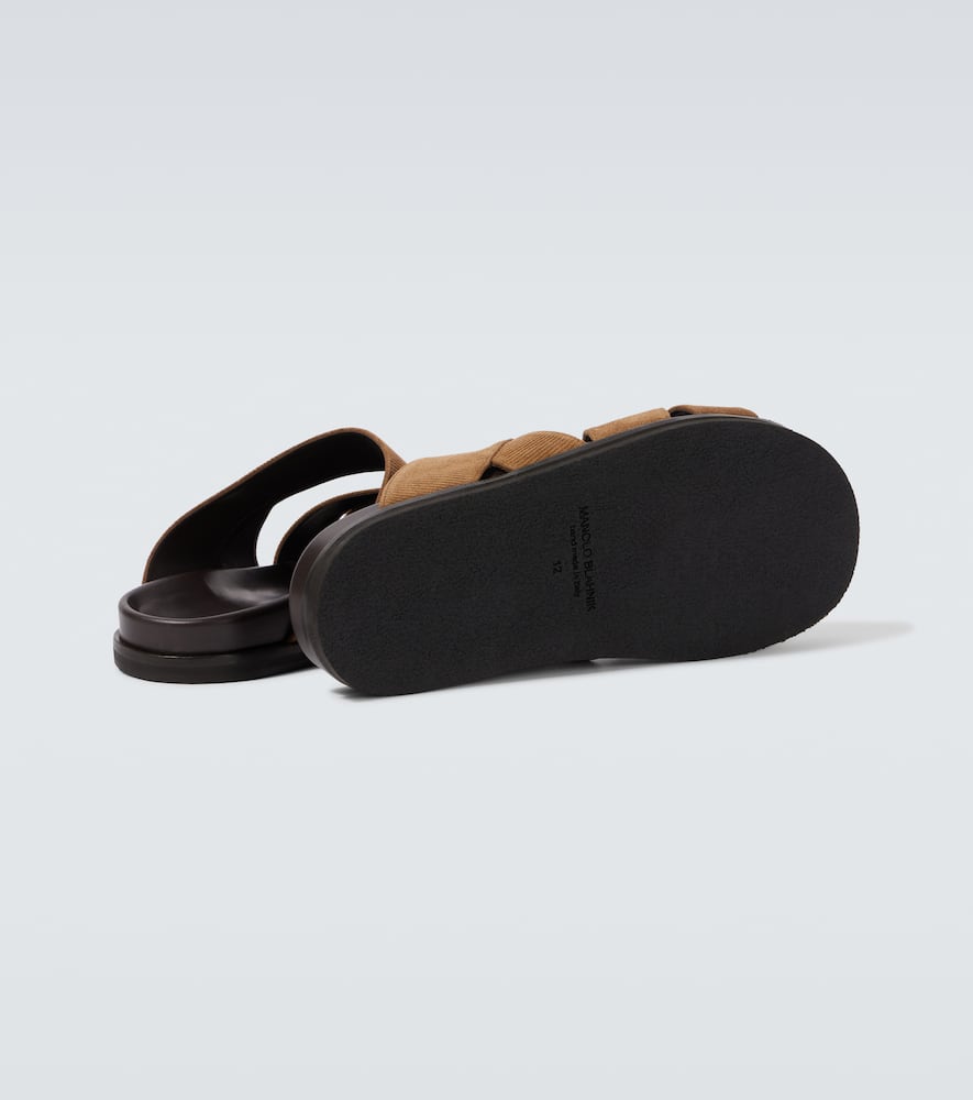 Manolo Blahnik Seaton suede sandals