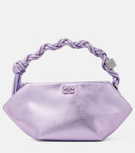 Ganni Bou Mini metallic leather shoulder bag. Shop Ganni Top-Handle Bags for women now.