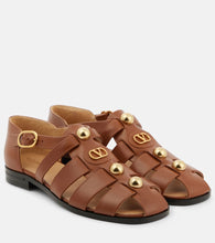 Valentino Garavani VLogo Signature leather fisherman sandals