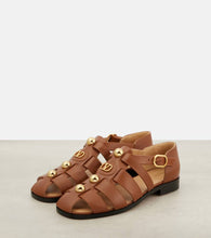 Valentino Garavani VLogo Signature leather fisherman sandals