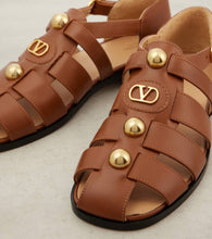 Valentino Garavani VLogo Signature leather fisherman sandals
