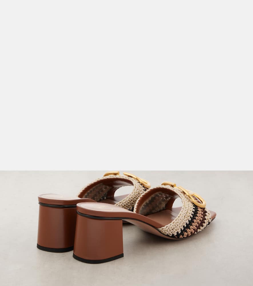 Valentino Garavani VLogo Signature crochet mules