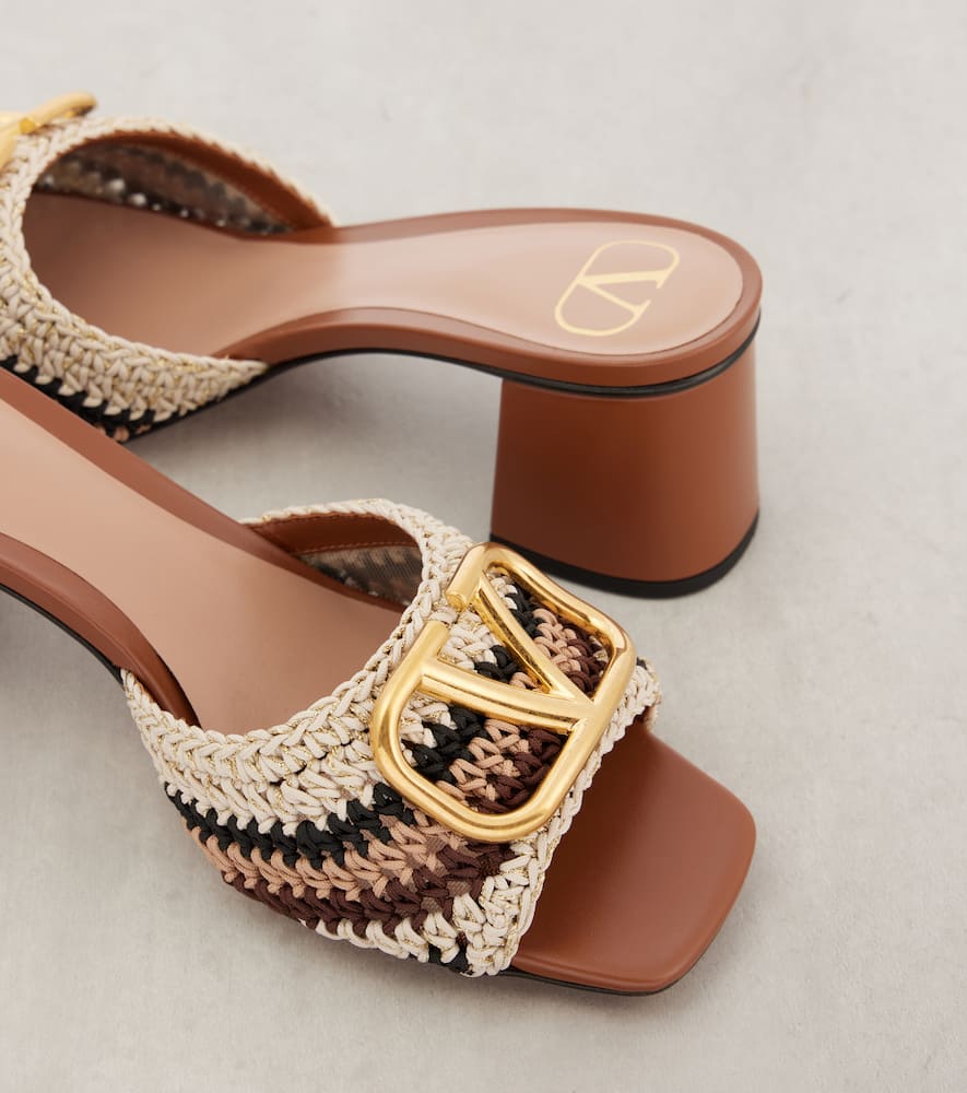 Valentino Garavani VLogo Signature crochet mules