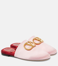 Valentino Garavani VLogo Signature satin slides