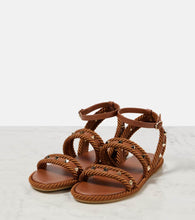 Valentino Garavani Rockstud Torchon leather sandals