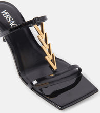 Versace 40 patent leather sandals
