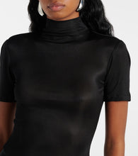 Christopher Esber Fusion gathered jersey and cr√É¬™pe maxi dress
