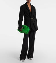 Loewe Flamenco Small faux fur bucket bag