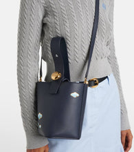 Loewe Pebble Mini leather bucket bag