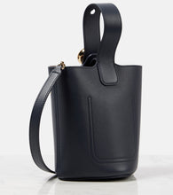 Loewe Pebble Mini leather bucket bag